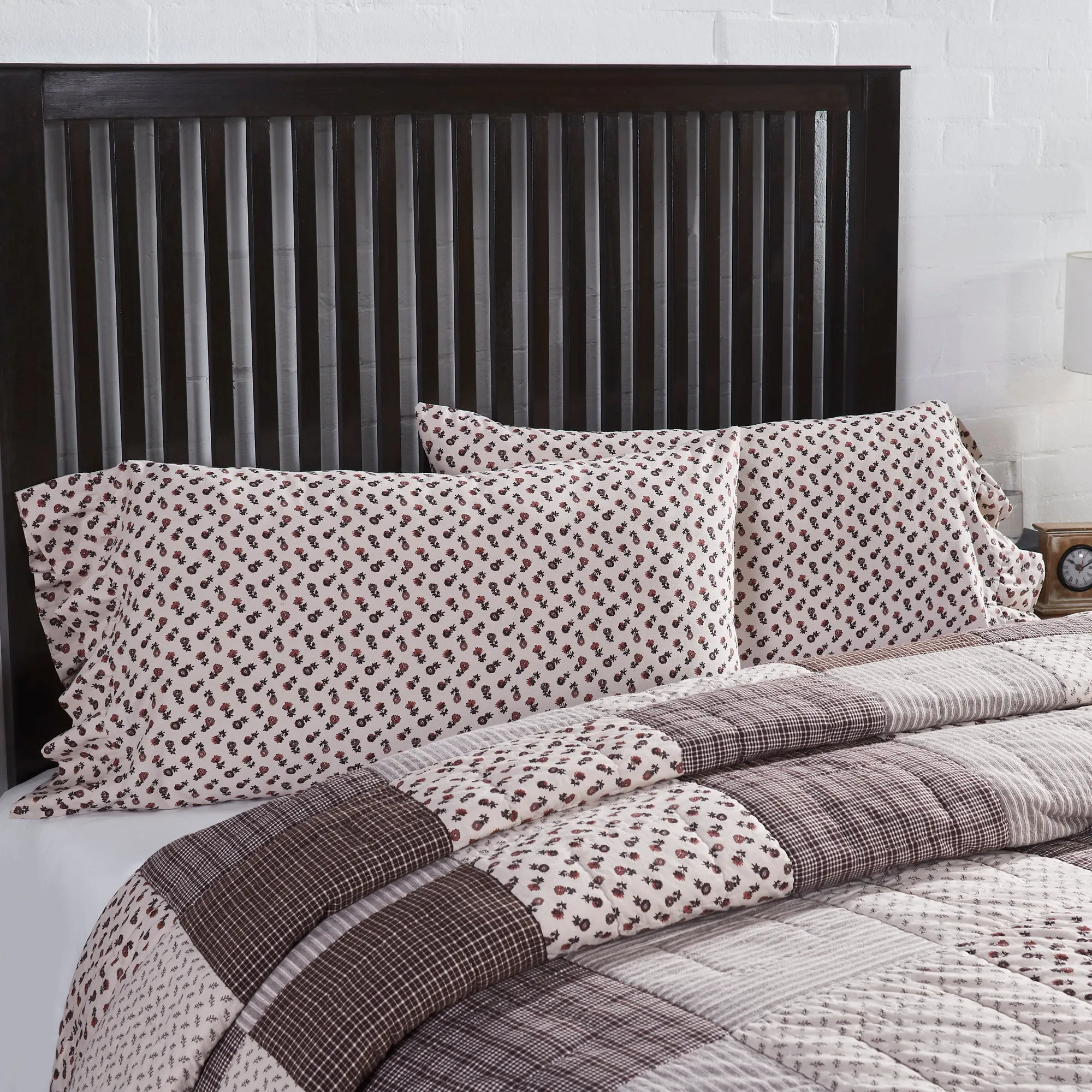 Florette Ruffled Pillow Case Set of 2