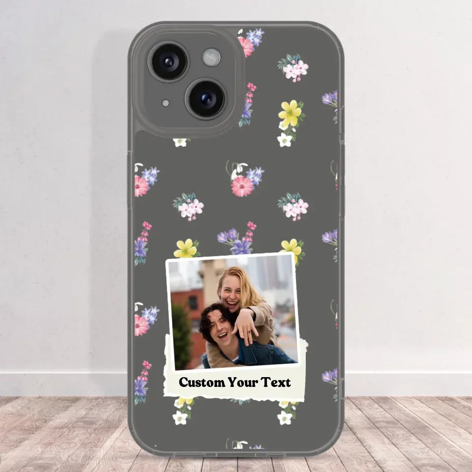Flower Garden - Personalized Clear Phone Case