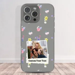 Flower Garden - Personalized Clear Phone Case