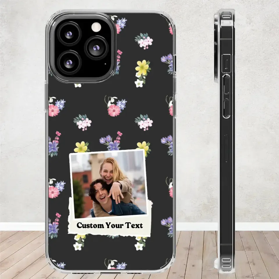 Flower Garden - Personalized Clear Phone Case