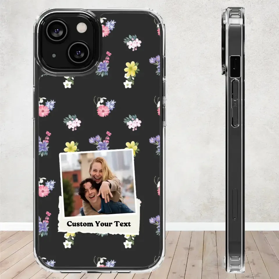 Flower Garden - Personalized Clear Phone Case