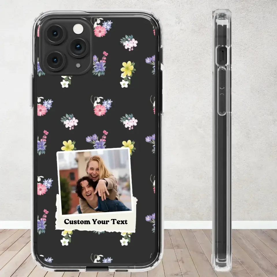 Flower Garden - Personalized Clear Phone Case