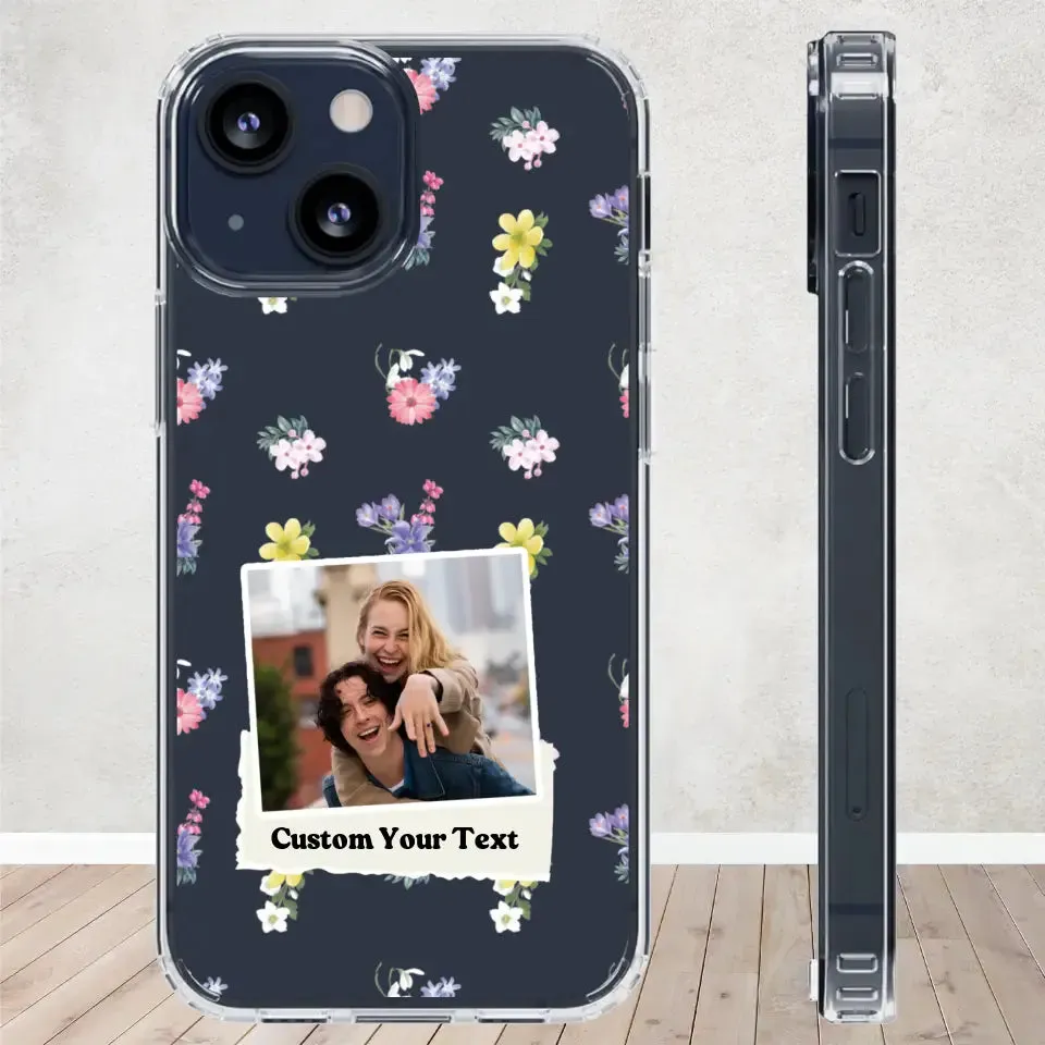 Flower Garden - Personalized Clear Phone Case