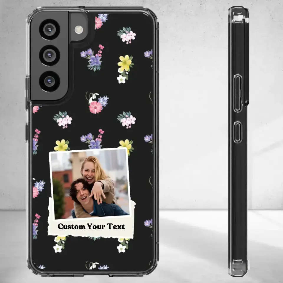 Flower Garden - Personalized Clear Phone Case
