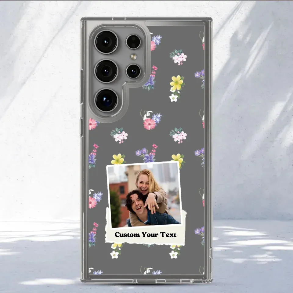 Flower Garden - Personalized Clear Phone Case