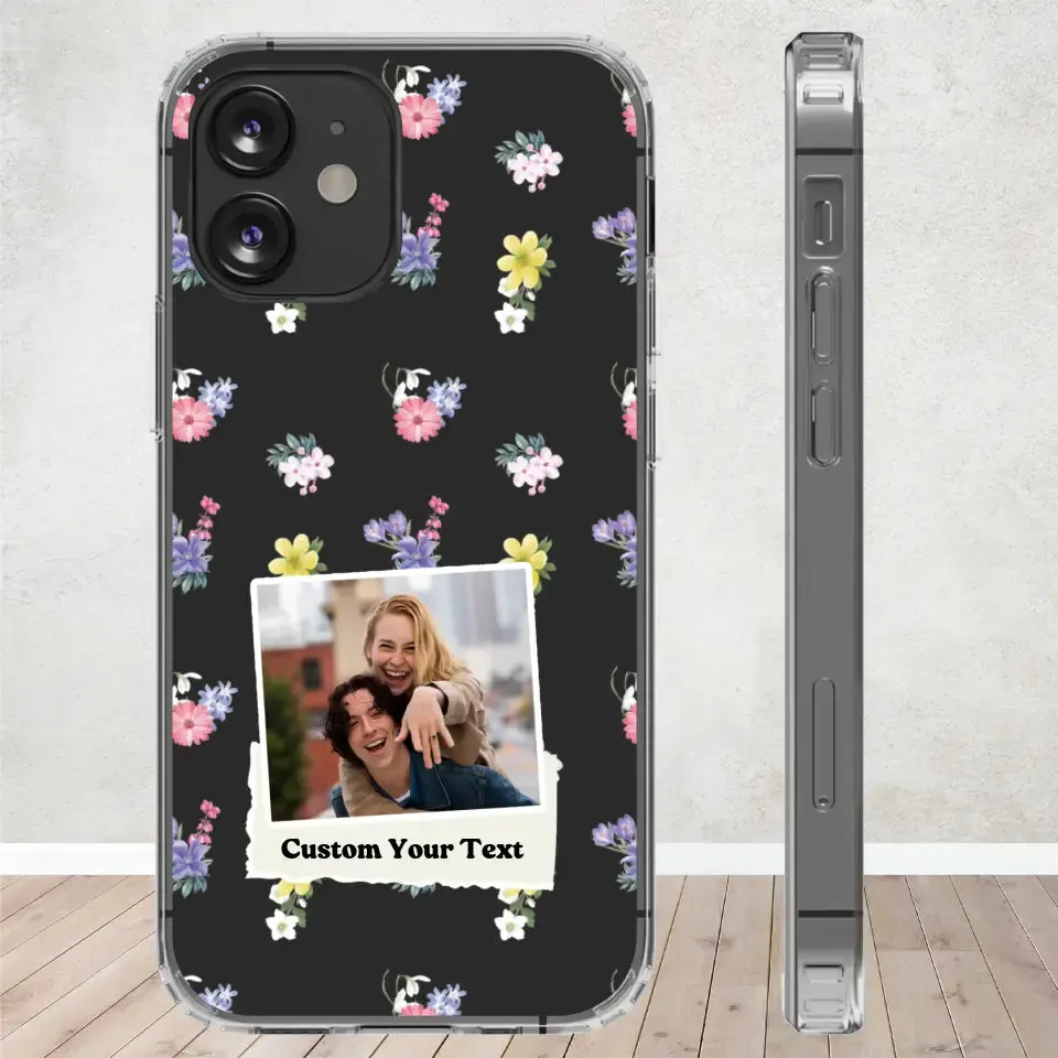 Flower Garden - Personalized Clear Phone Case
