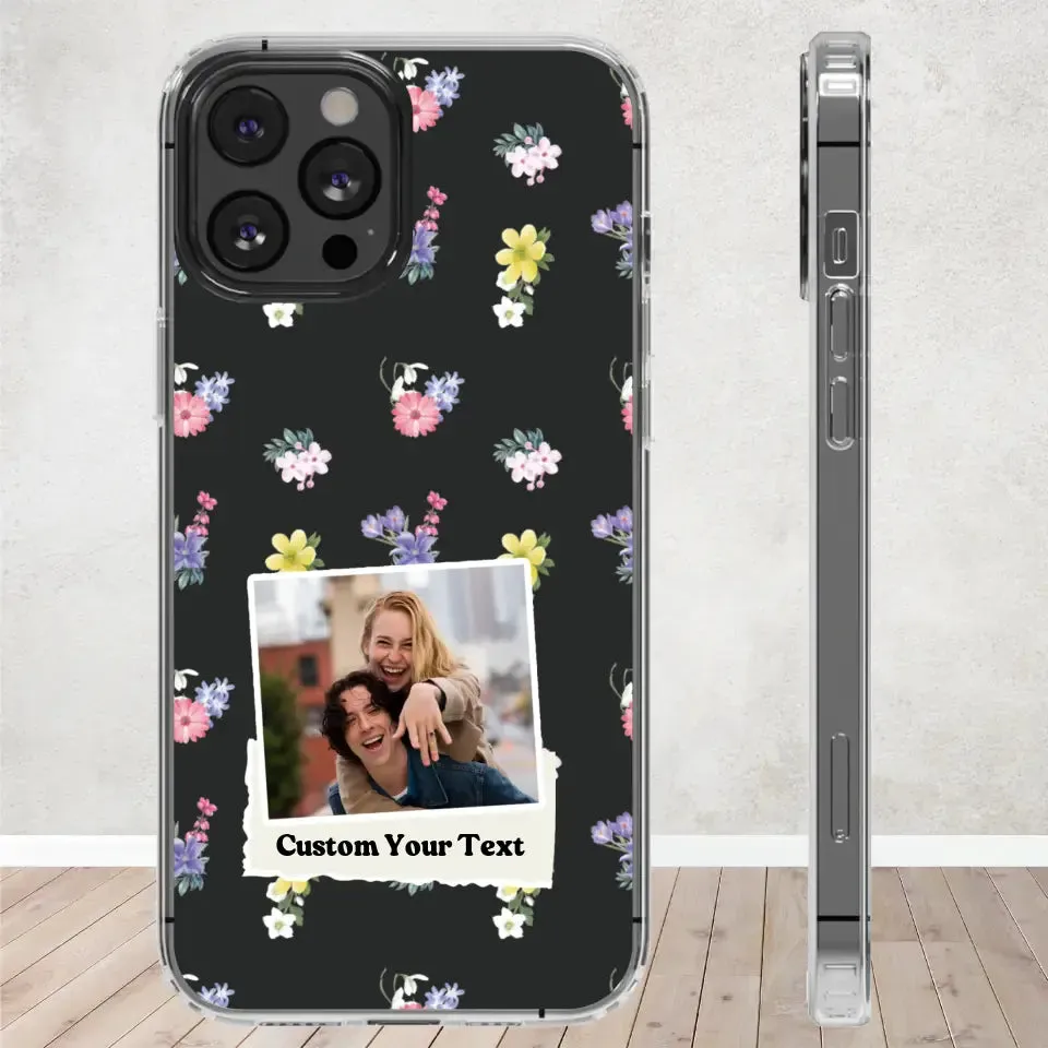 Flower Garden - Personalized Clear Phone Case