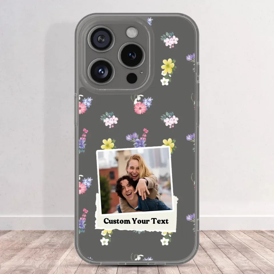 Flower Garden - Personalized Clear Phone Case
