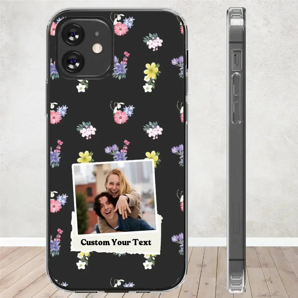 Flower Garden - Personalized Clear Phone Case