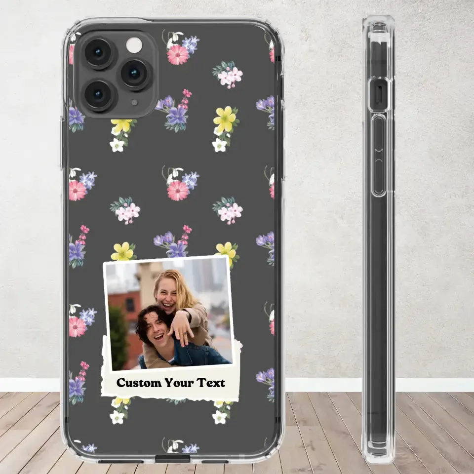 Flower Garden - Personalized Clear Phone Case