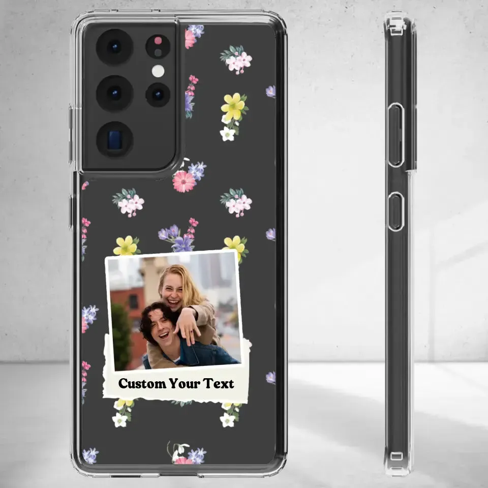 Flower Garden - Personalized Clear Phone Case