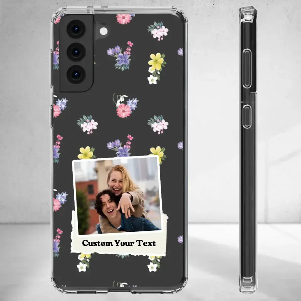 Flower Garden - Personalized Clear Phone Case