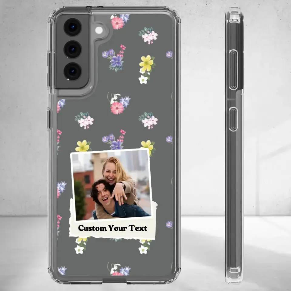 Flower Garden - Personalized Clear Phone Case