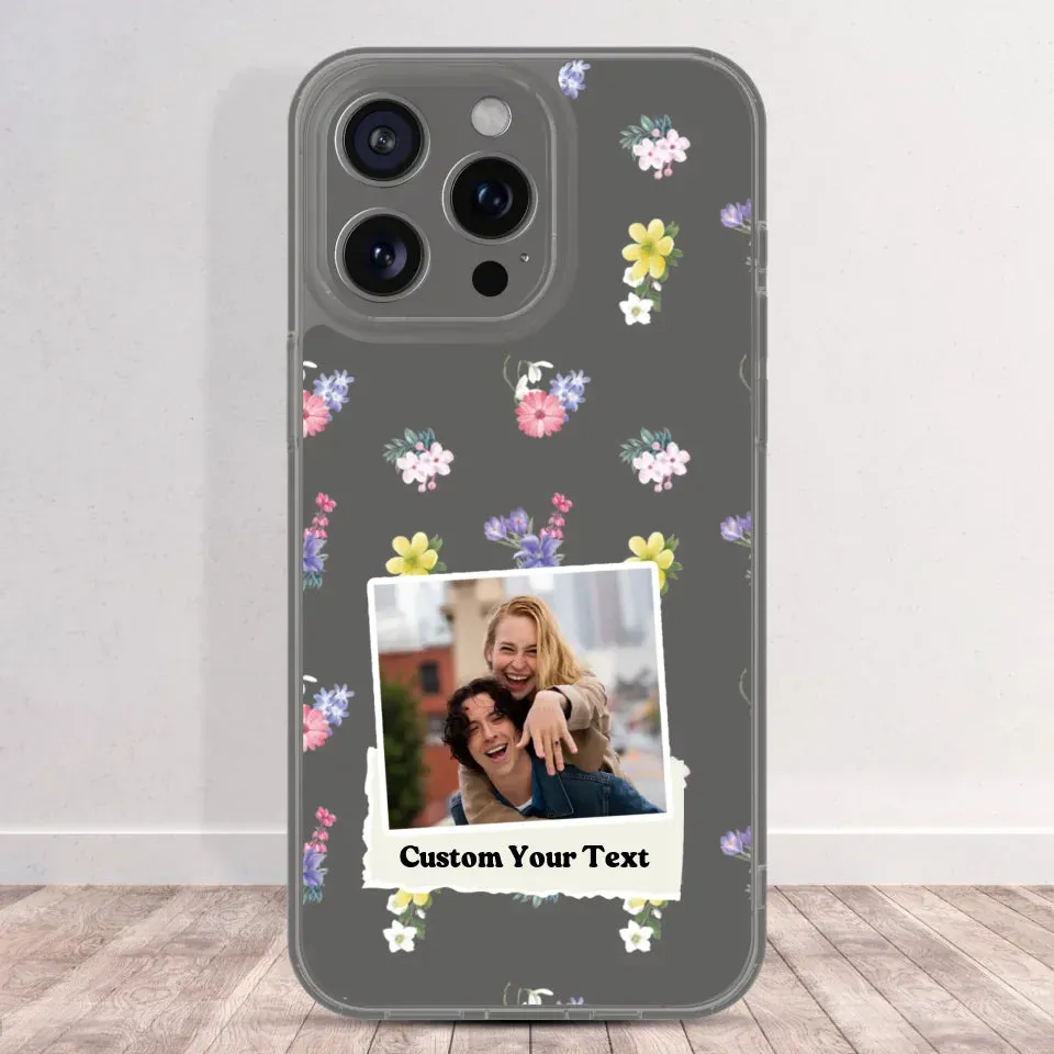 Flower Garden - Personalized Clear Phone Case