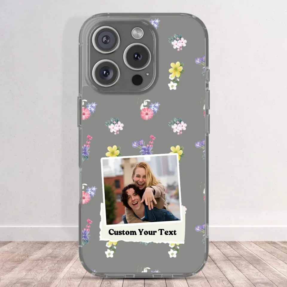 Flower Garden - Personalized Clear Phone Case
