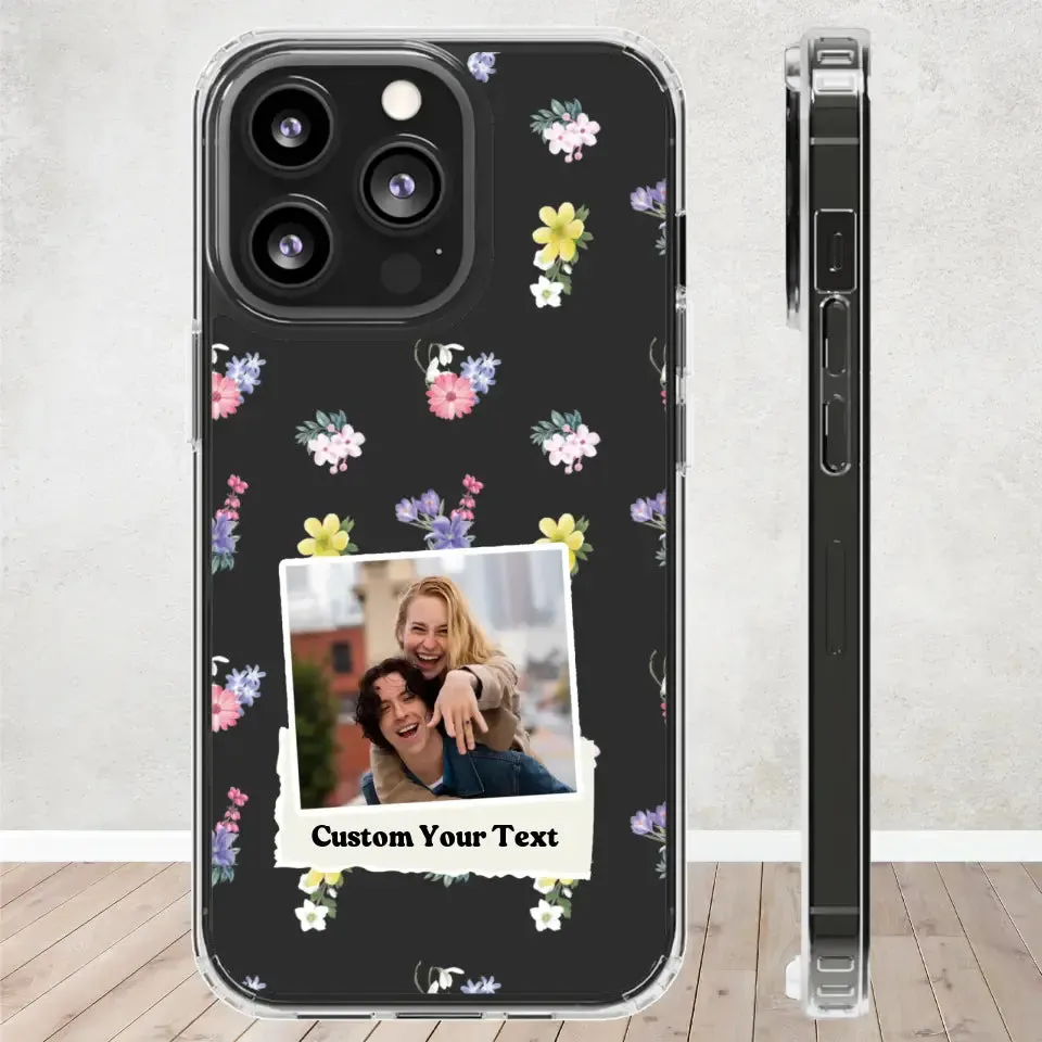 Flower Garden - Personalized Clear Phone Case