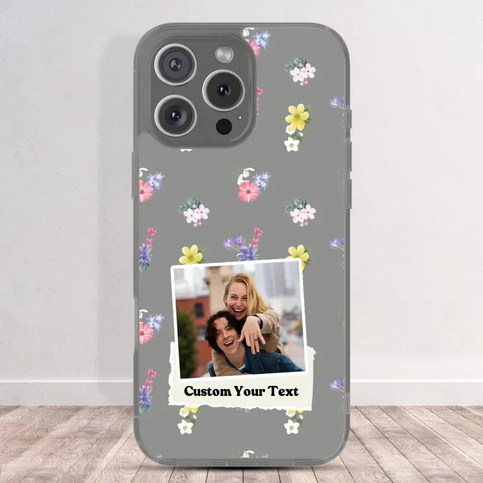 Flower Garden - Personalized Clear Phone Case