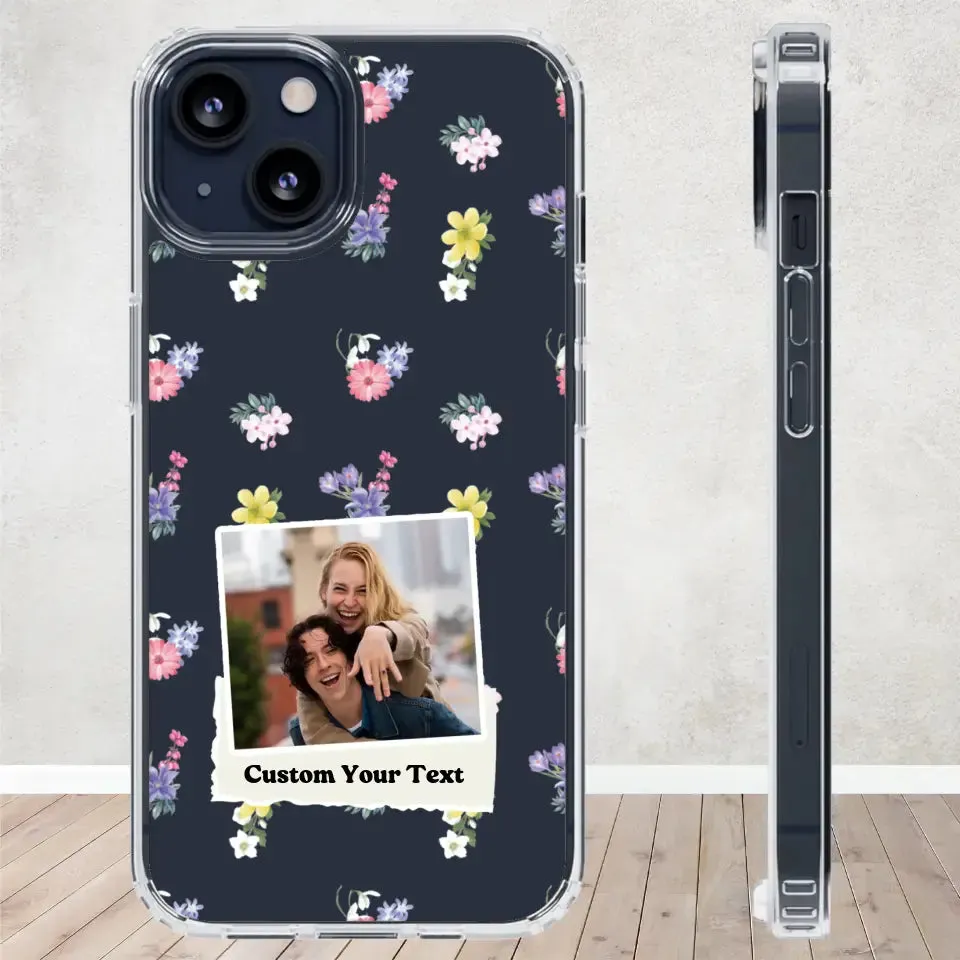 Flower Garden - Personalized Clear Phone Case