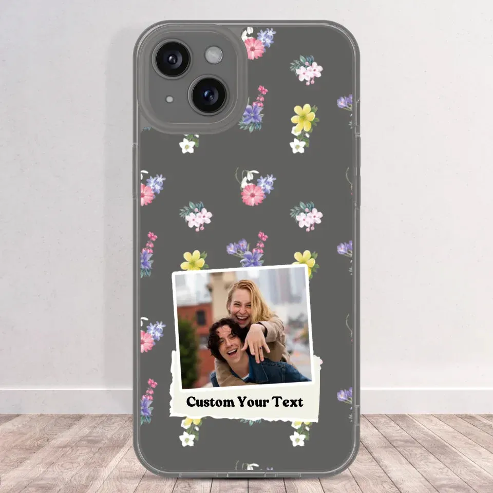 Flower Garden - Personalized Clear Phone Case