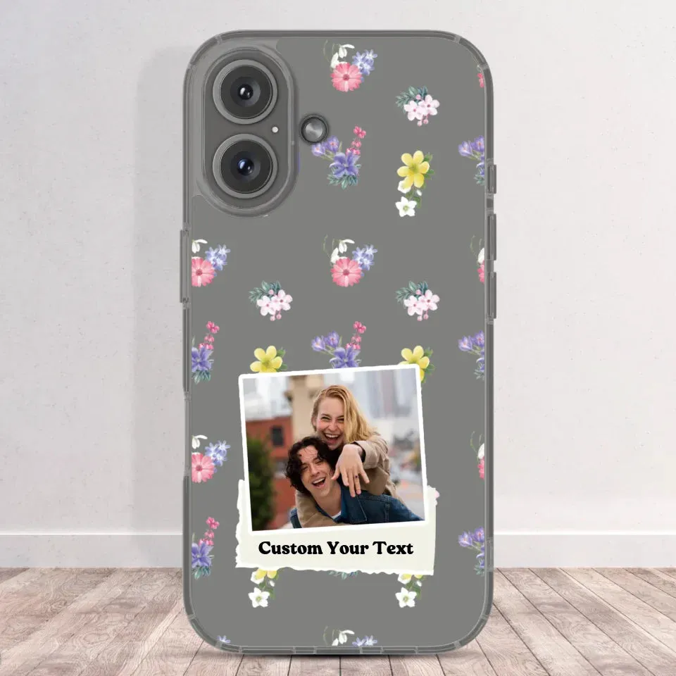 Flower Garden - Personalized Clear Phone Case