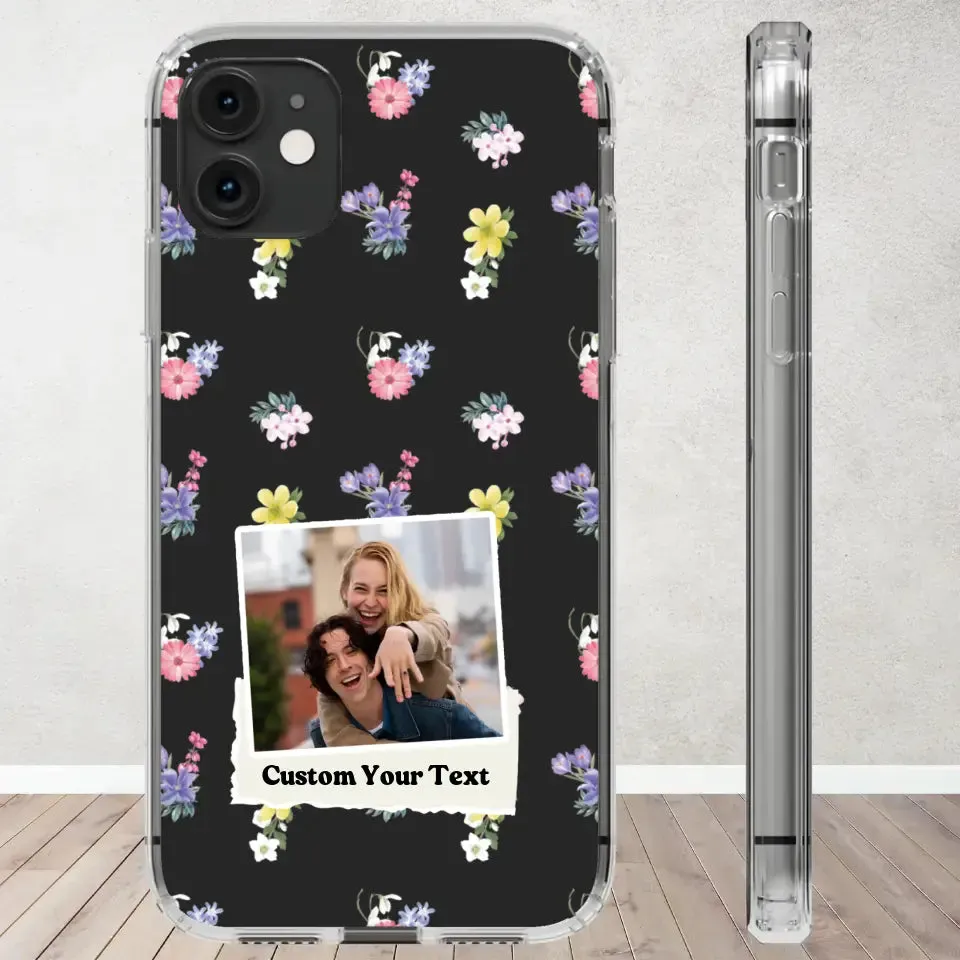 Flower Garden - Personalized Clear Phone Case