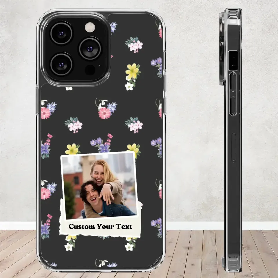 Flower Garden - Personalized Clear Phone Case