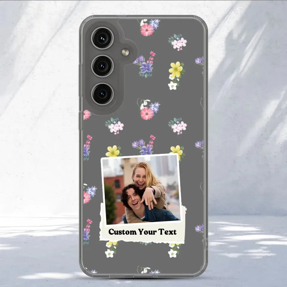 Flower Garden - Personalized Clear Phone Case