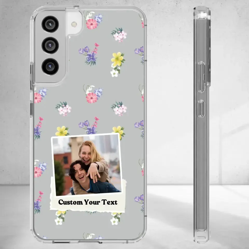 Flower Garden - Personalized Clear Phone Case