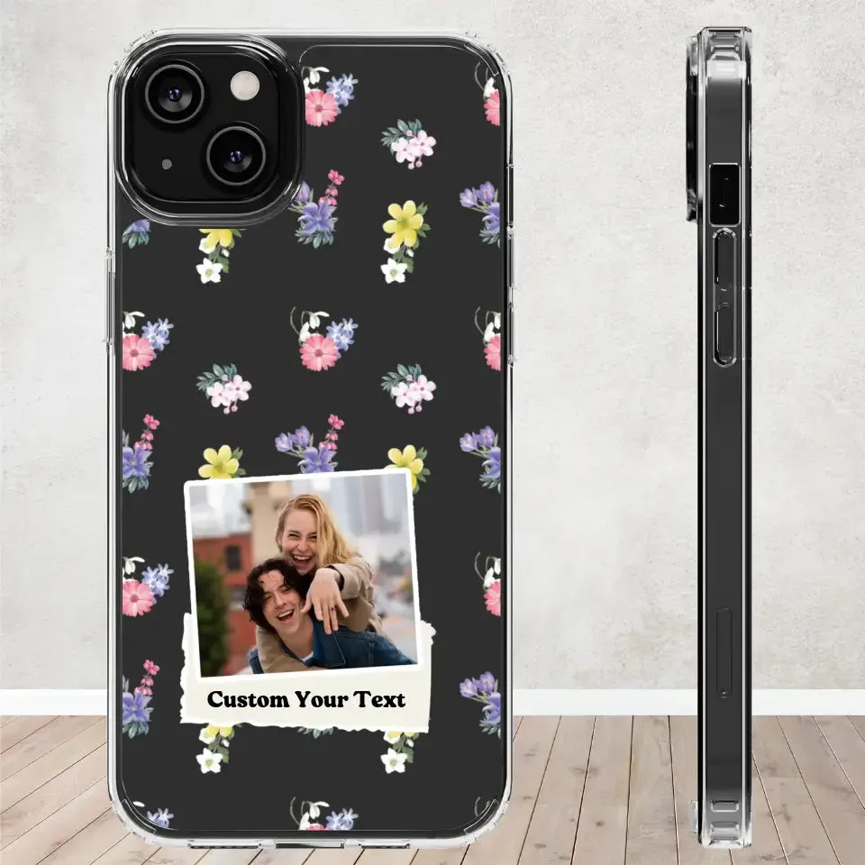 Flower Garden - Personalized Clear Phone Case