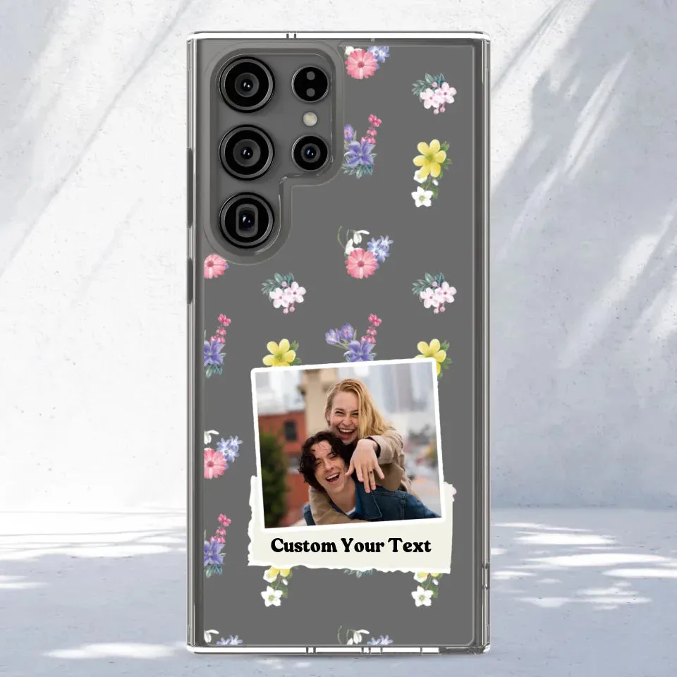 Flower Garden - Personalized Clear Phone Case