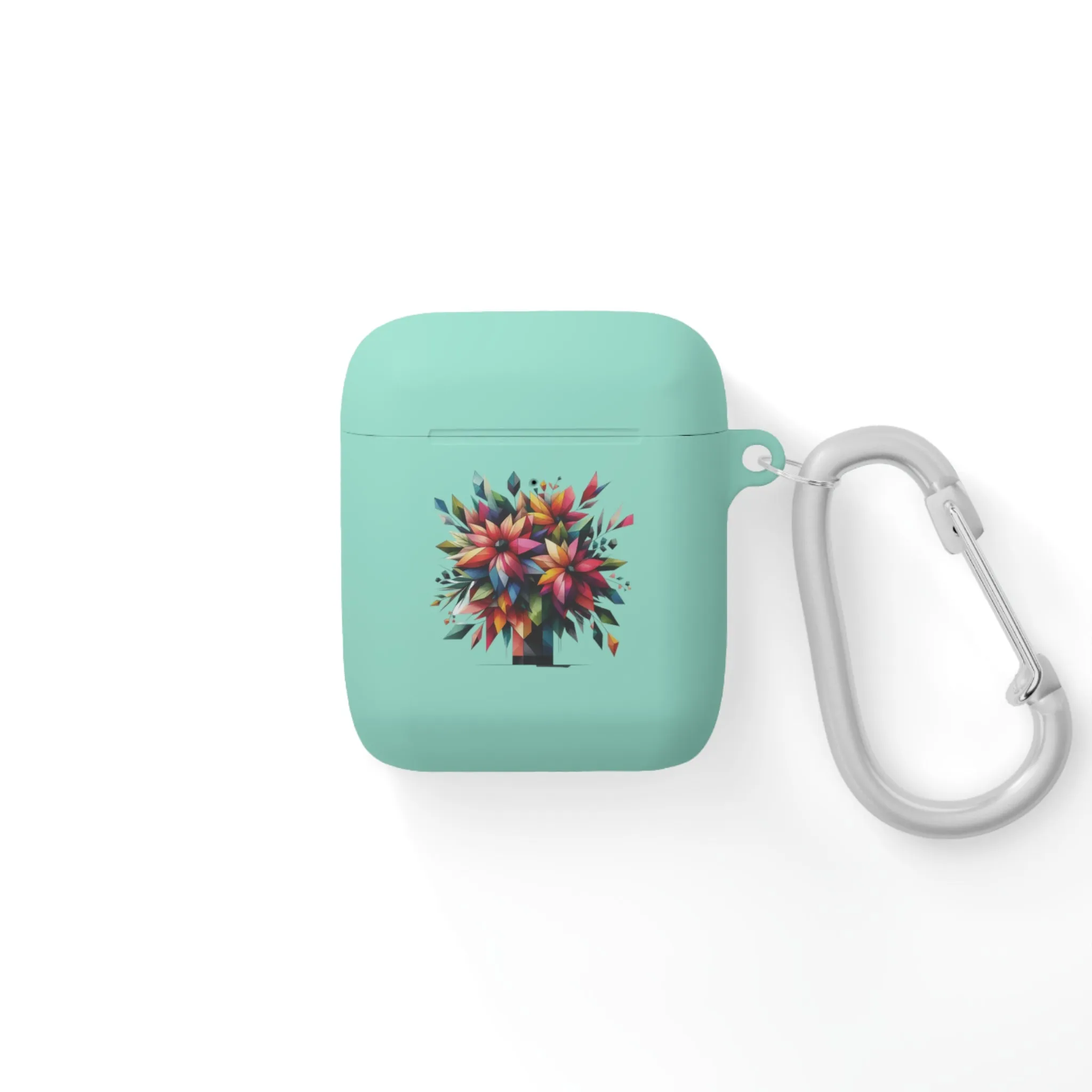 Flowers in a vase are colorful, abstract themed and minimal AirPods Case Cover