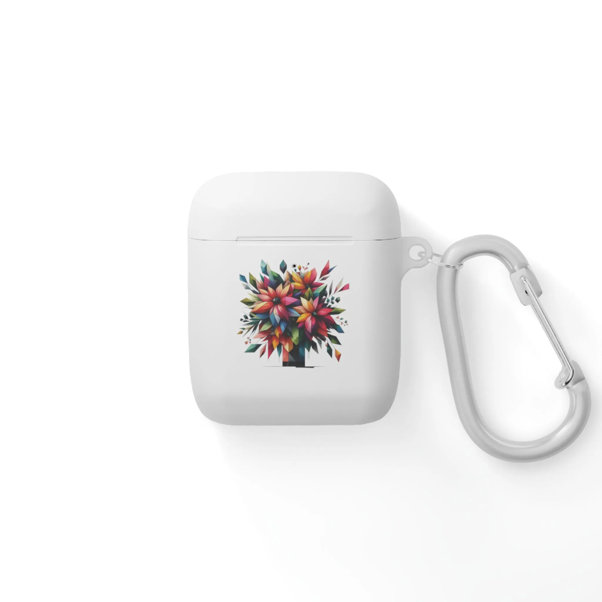 Flowers in a vase are colorful, abstract themed and minimal AirPods Case Cover