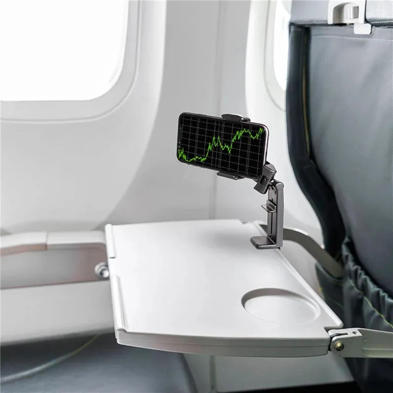 Foldable Adjustable Airplane Phone Holder Stand