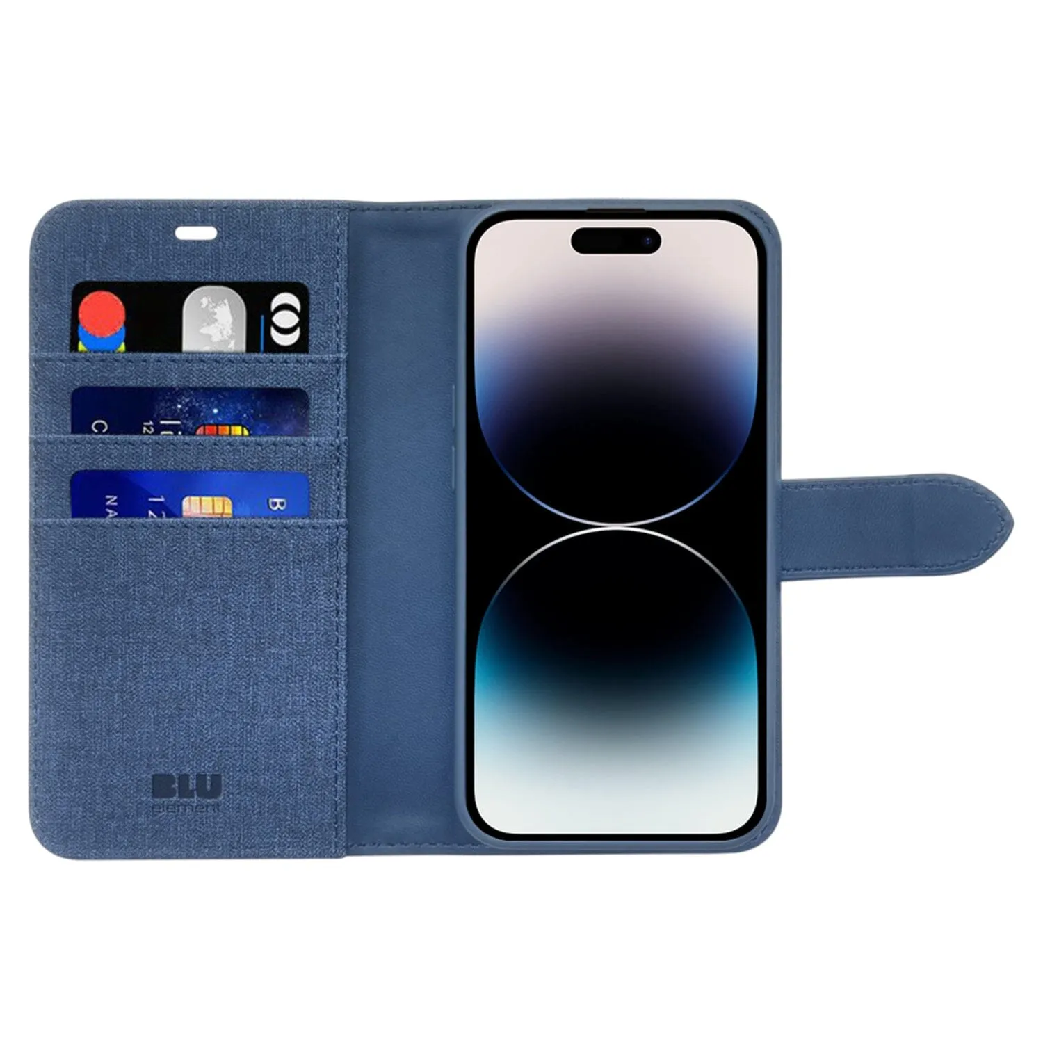 Folio 2 in 1 Case with MagSafe Lazuli Blue for iPhone 15 Pro
