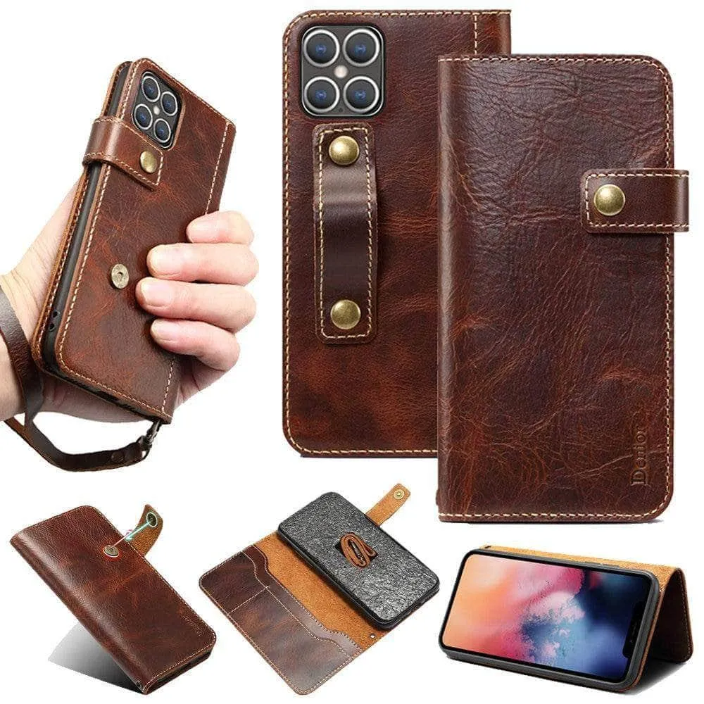 For Apple iPhone 12 2020 Leather Case iPhone Flip Cover Wallet