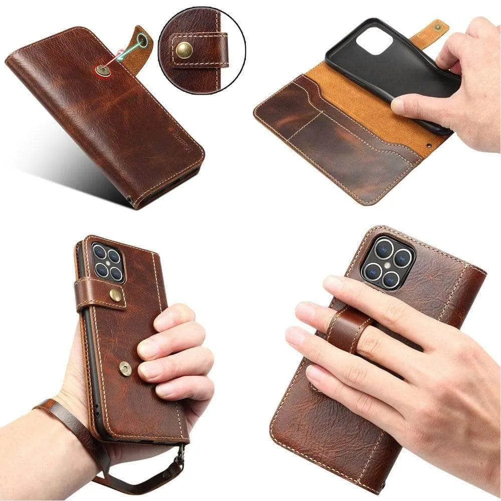 For Apple iPhone 12 2020 Leather Case iPhone Flip Cover Wallet