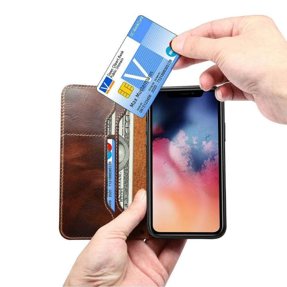 For Apple iPhone 12 2020 Leather Case iPhone Flip Cover Wallet
