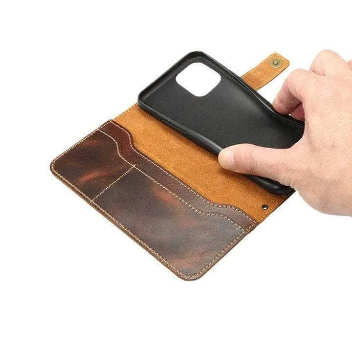 For Apple iPhone 12 2020 Leather Case iPhone Flip Cover Wallet