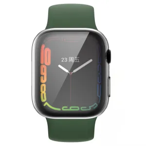 For Apple Watch iWatch Series 7 Full Soft Slim Case 41mm Cover Frame Protective TPU Soft - Clear