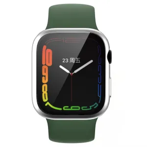 For Apple Watch iWatch Series 7 Full Soft Slim Case 41mm Cover Frame Protective TPU Soft - Silver