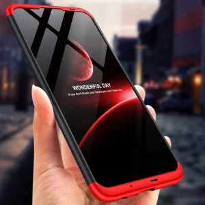 For Huawei P Smart 2019 360 Degree Full Protection Hard Plastic Cases For Huawei P Smart 2019 POT-LX3 Case Tempered Glass