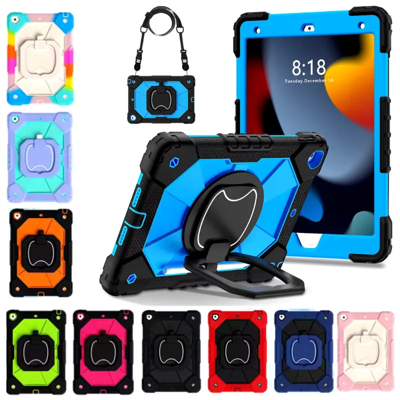 For iPad Air 4th Gen 10.9" Case Kids Heavy Duty Shockproof Cover - Blue - Black