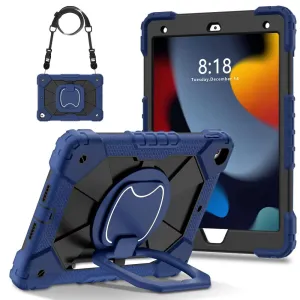 For iPad Pro 11" 1st Gen Case Kids Heavy Duty Shockproof Cover - Navy Blue - Black