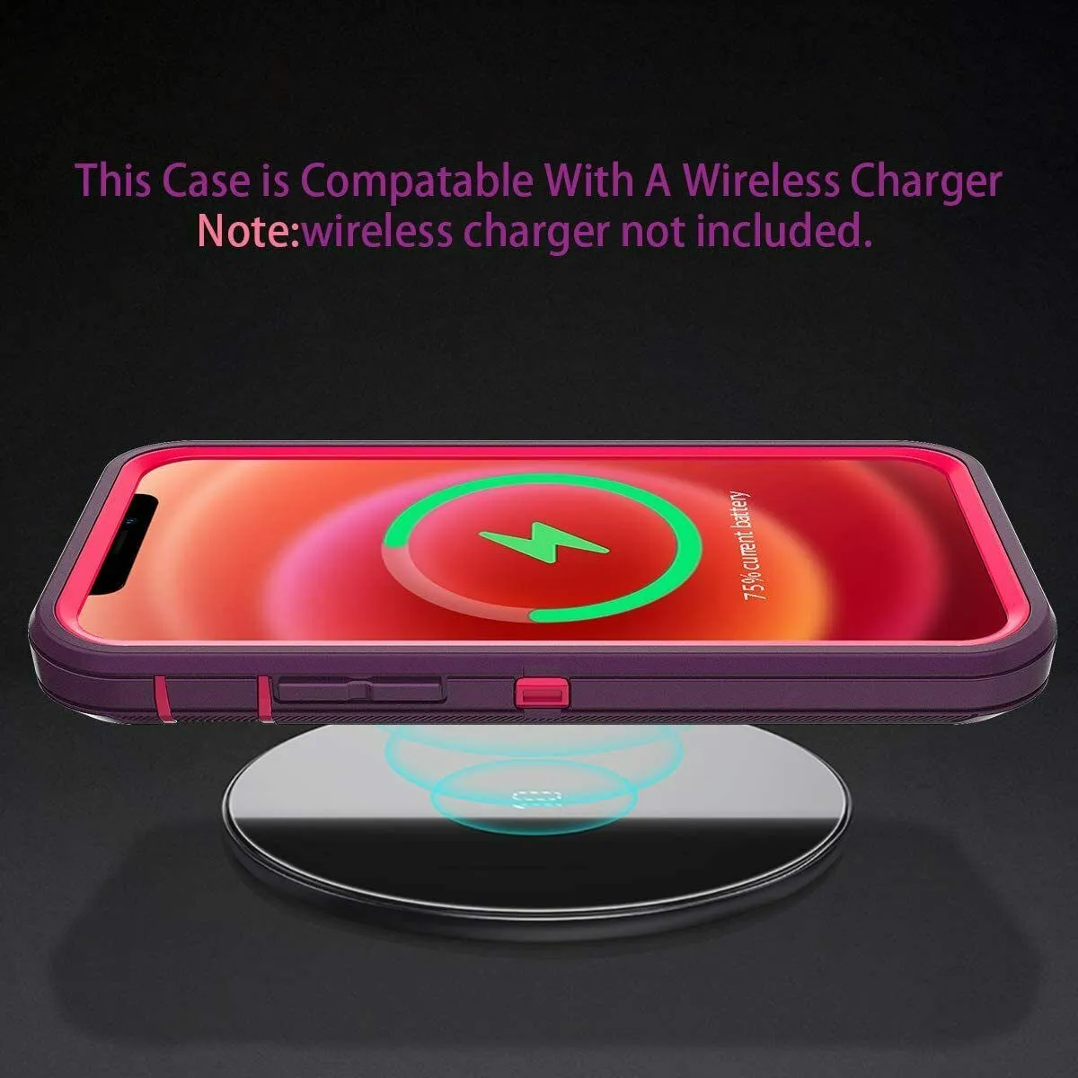 For iPhone 14 Case Rugged Hybrid Defender Armor Trades Shockproof Tough Drop Resistant Cover
