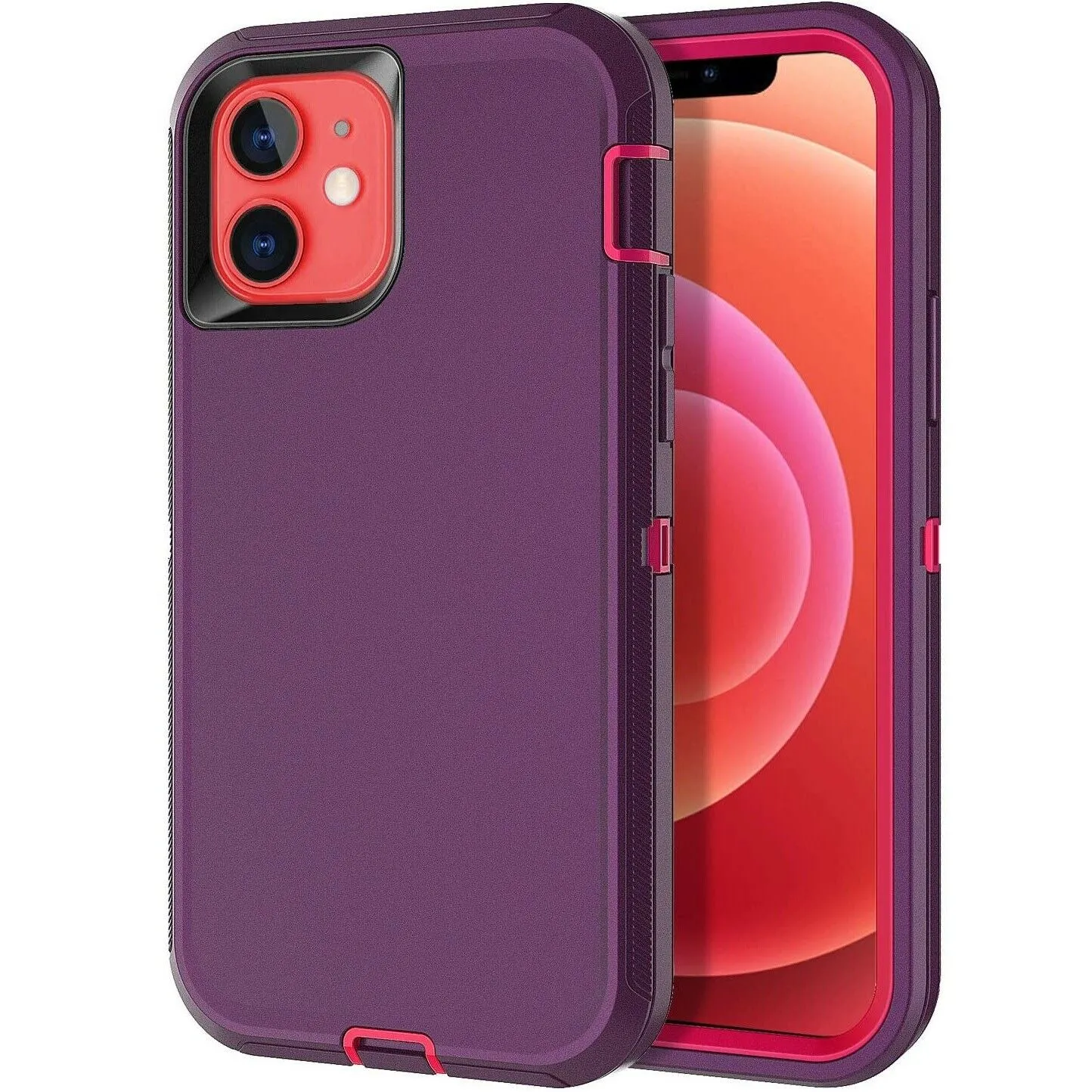 For iPhone 14 Case Rugged Hybrid Defender Armor Trades Shockproof Tough Drop Resistant Cover
