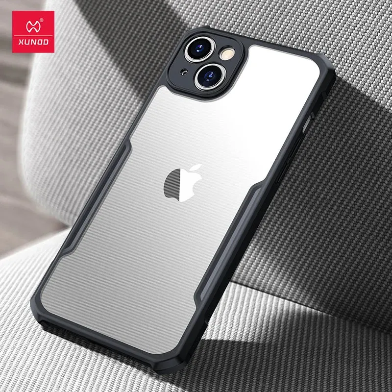 For iPhone 15 Pro Max Case XUNDD Shockproof Transparent Cover