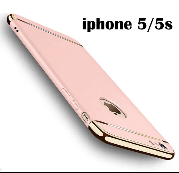 For iphone 5/ 5S/ SE - 3-in-1 SHOCKPROOF Dual Layer Thin Back Cover Case For iphone 5 / 5S / SE