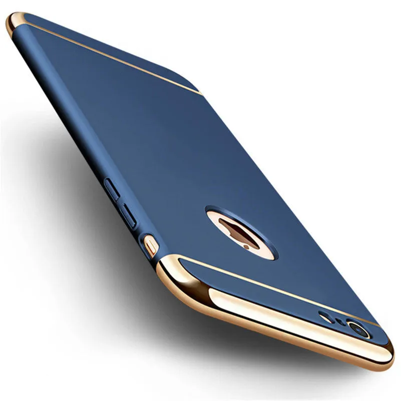 For iphone 5/ 5S/ SE - 3-in-1 SHOCKPROOF Dual Layer Thin Back Cover Case For iphone 5 / 5S / SE