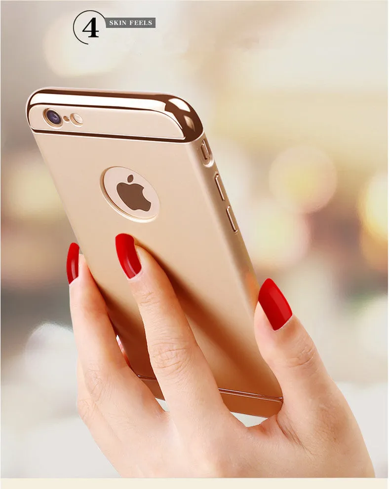 For iphone 5/ 5S/ SE - 3-in-1 SHOCKPROOF Dual Layer Thin Back Cover Case For iphone 5 / 5S / SE