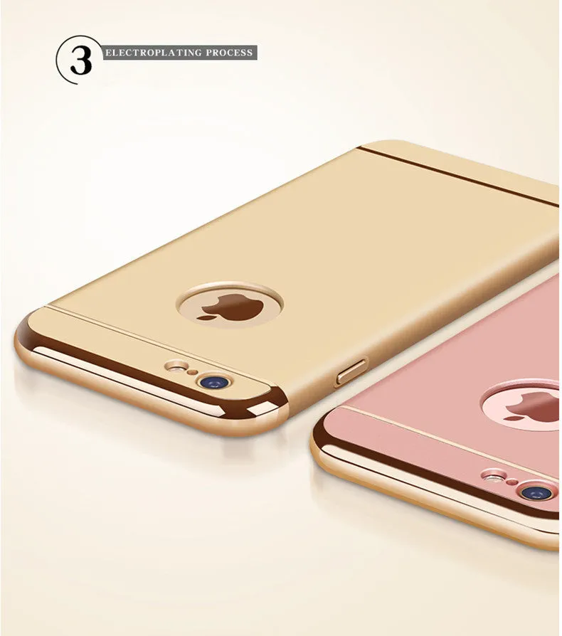 For iphone 5/ 5S/ SE - 3-in-1 SHOCKPROOF Dual Layer Thin Back Cover Case For iphone 5 / 5S / SE